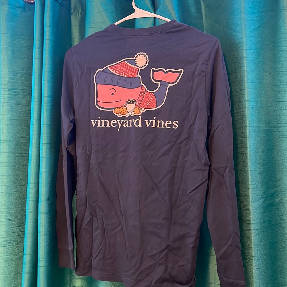 Vineyard Vines hot cocoa Ling sleeve tee